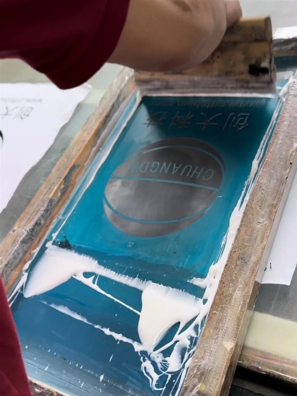 3 screen printing top coating